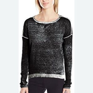 Women’s Blanc Noir Black Fade Sweater Size Small